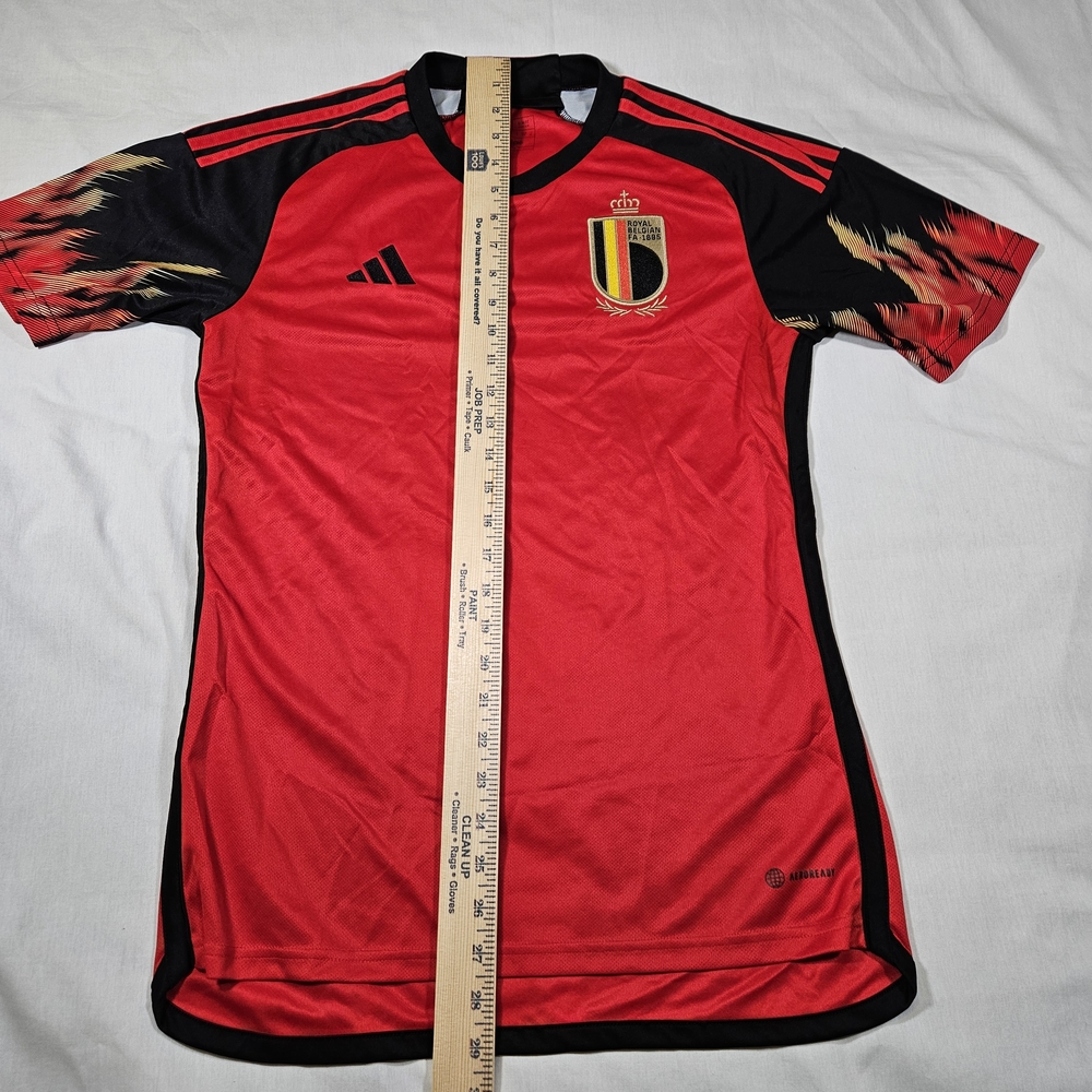 adidas Red and Black Men's Soccer Jersey - Picture 4 of 8